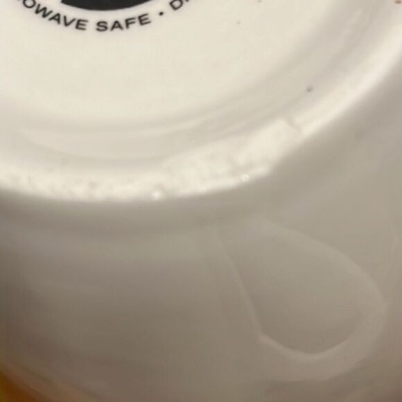 Food Network Creamy White Ceramic Stoneware Microwave Safe Mugs- 12 Oz cups - Picture 7 of 11